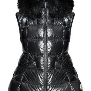 Moncler  Anse shearling-collar down vest