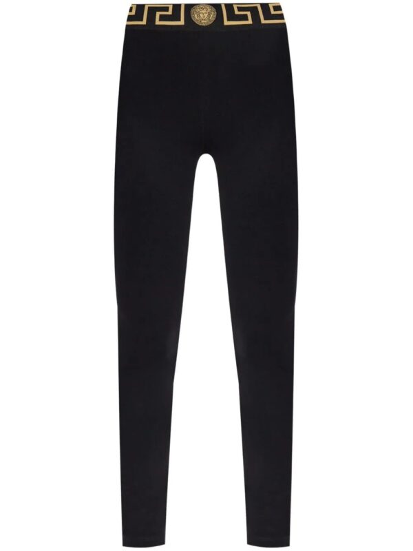 Versace  Greca-waistband high-waist leggings