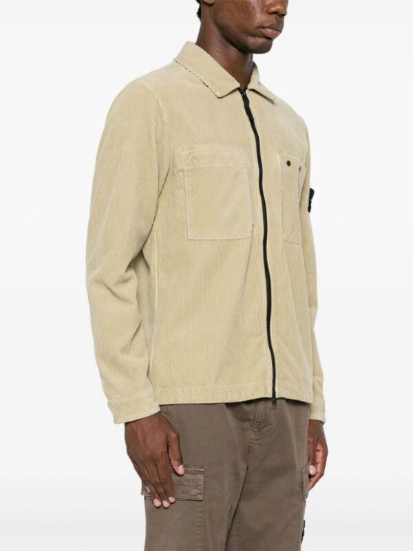 Stone Island  Compass-badge corduroy shirt jacket - Image 3