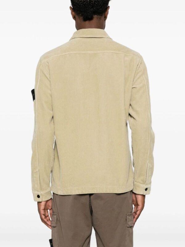 Stone Island  Compass-badge corduroy shirt jacket - Image 4