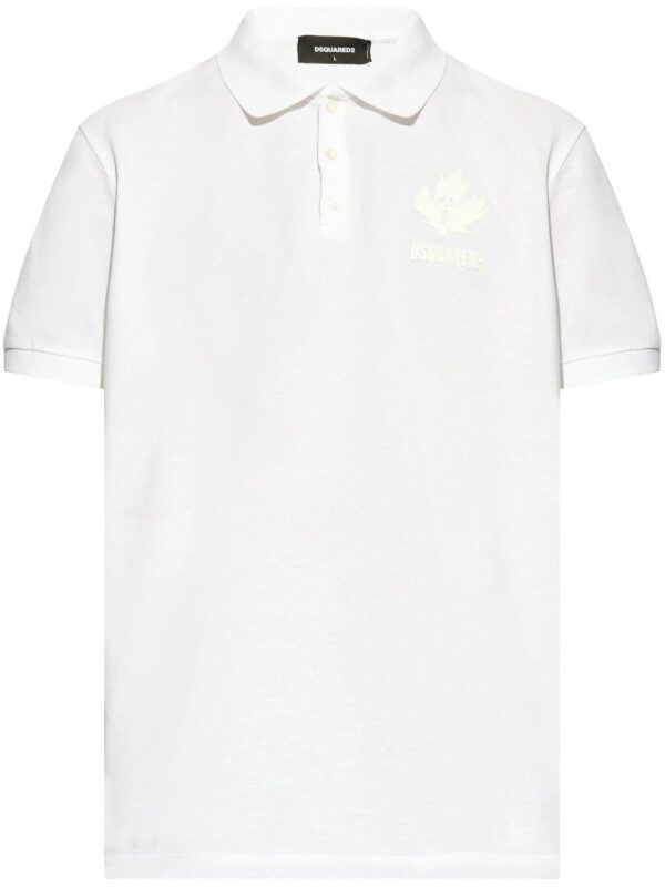 DSQUARED2  raised-logo cotton polo shirt