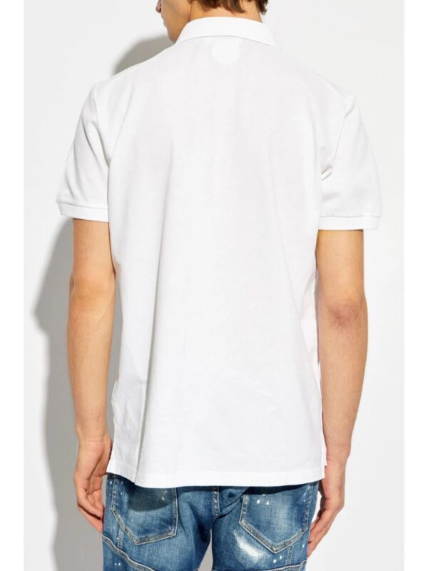 DSQUARED2  raised-logo cotton polo shirt - Image 4