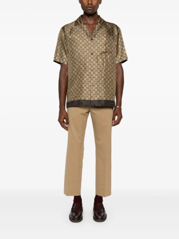 Gucci  GG-Horsebit silk shirt - Image 2