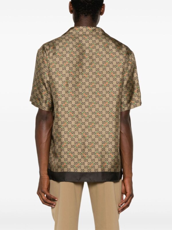 Gucci  GG-Horsebit silk shirt - Image 4