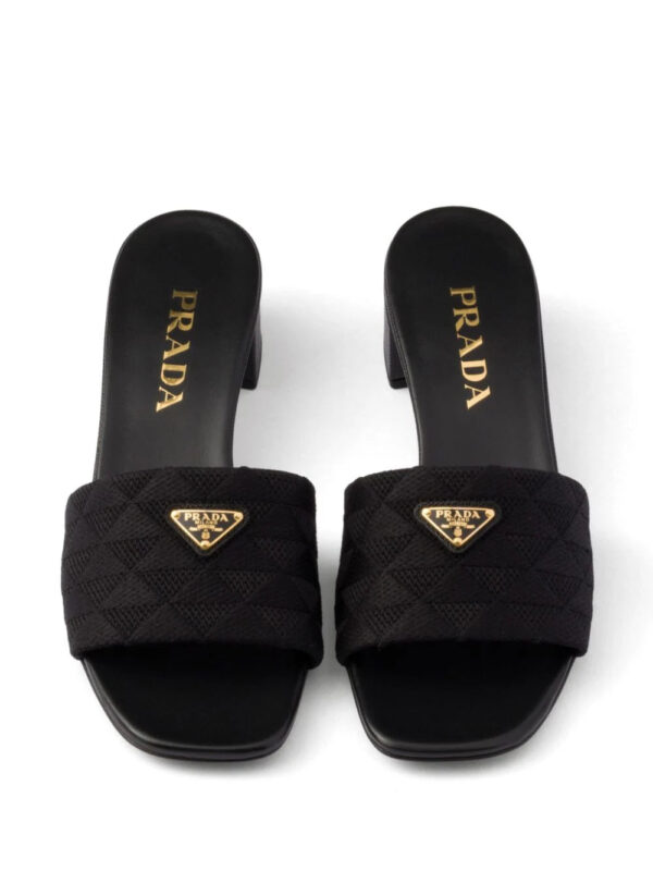 Prada  embroidered sandals - Image 4