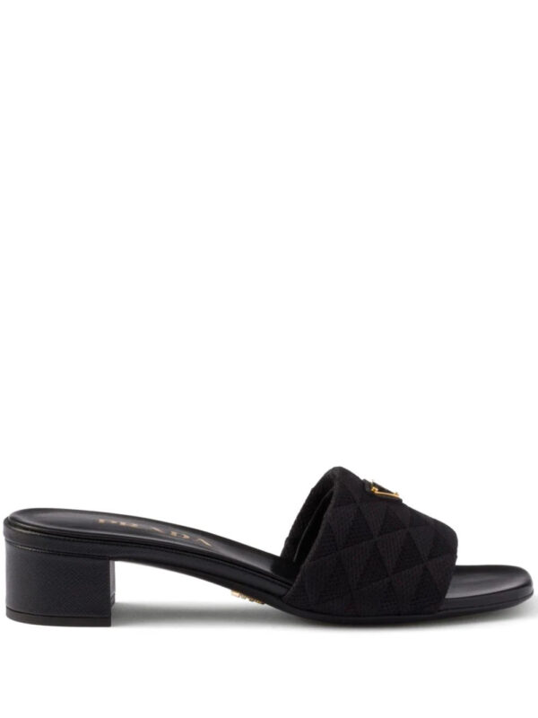 Prada  embroidered sandals