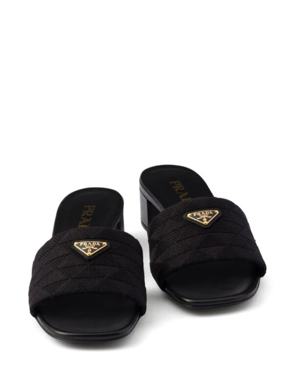 Prada  embroidered sandals - Image 3