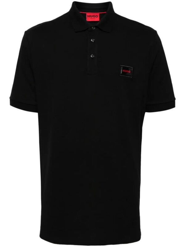 HUGO  logo-appliqué polo shirt