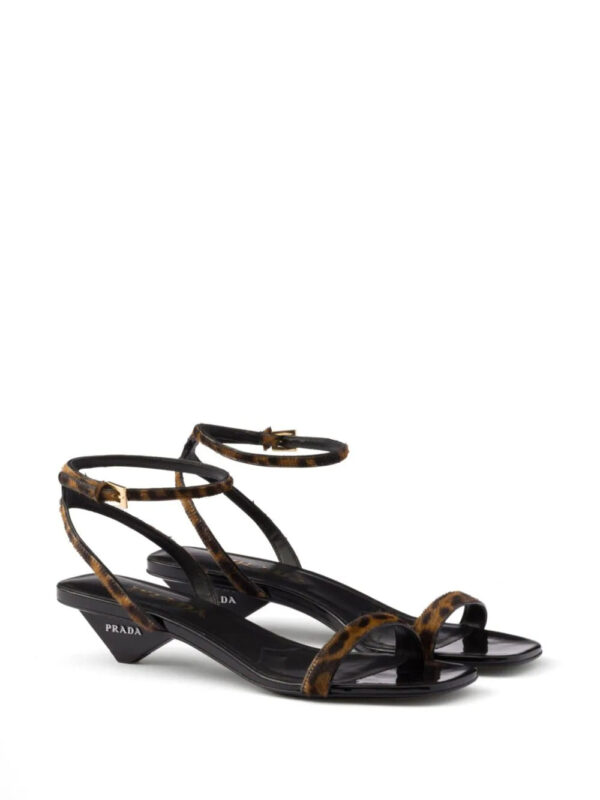 Prada  35mm printed leather sandals - Image 2