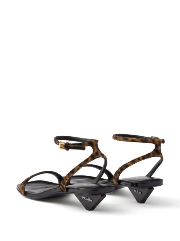 Prada  35mm printed leather sandals - Image 3