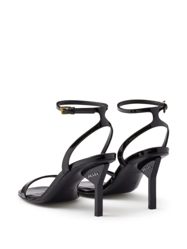 Prada  85mm patent-leather sandals - Image 3