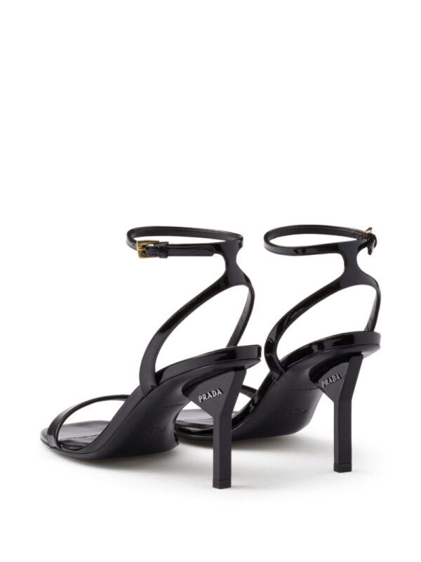 prada  85mm patent-leather sandals - Image 3