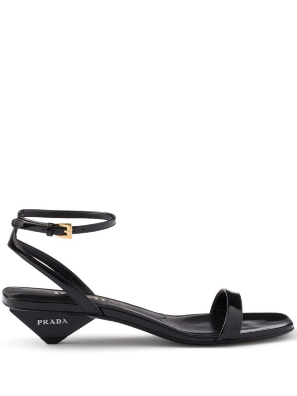 Prada  35mm patent-leather sandals
