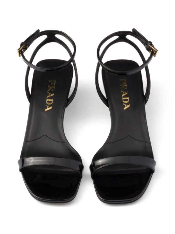 Prada  35mm patent-leather sandals - Image 4