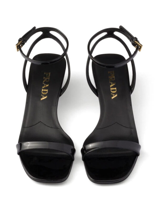 Prada  35mm patent-leather sandals - Image 4