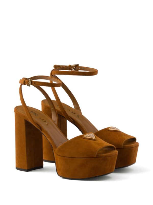 Prada  115mm suede platform sandals - Image 2