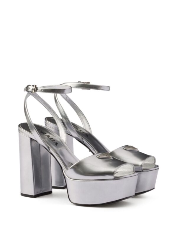 Prada  115mm leather platform sandals - Image 2