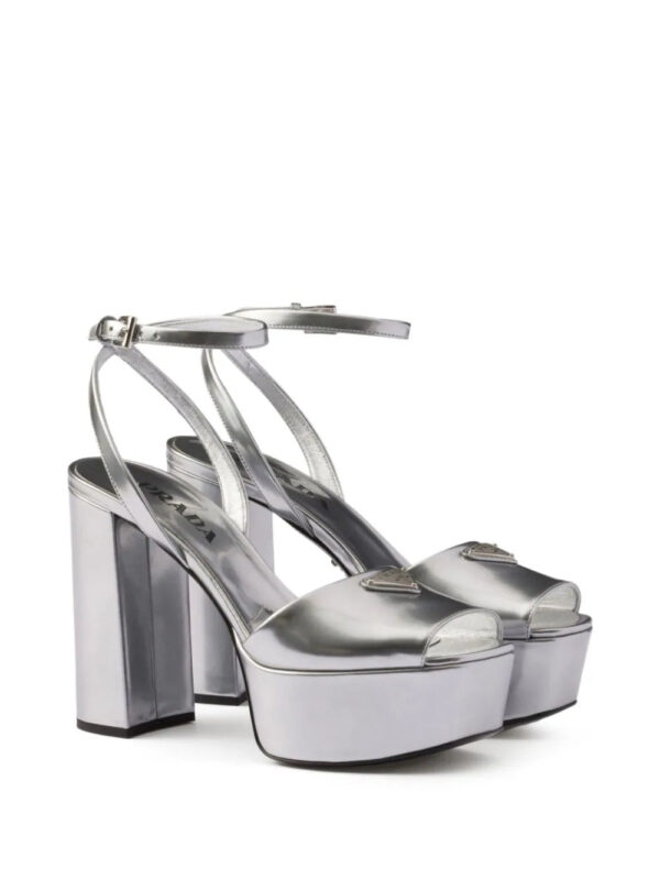 Prada  115mm leather platform sandals - Image 2