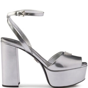 Prada  115mm leather platform sandals