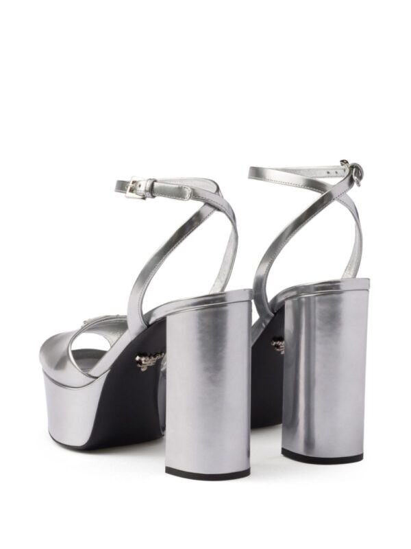 Prada  115mm leather platform sandals - Image 3