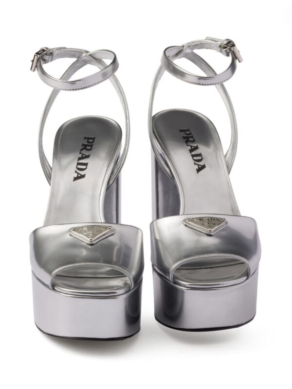 Prada  115mm leather platform sandals - Image 4