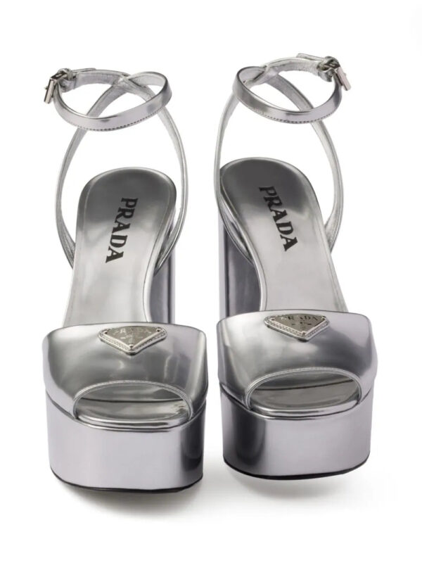 Prada  115mm leather platform sandals - Image 3
