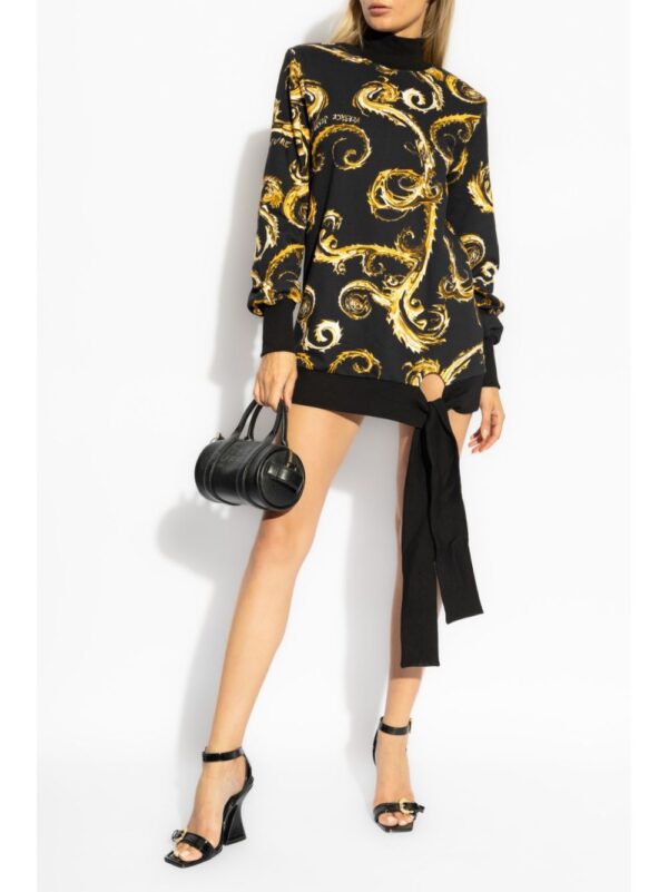 Versace Jeans Couture  Watercolour Couture-print mini dress - Image 2