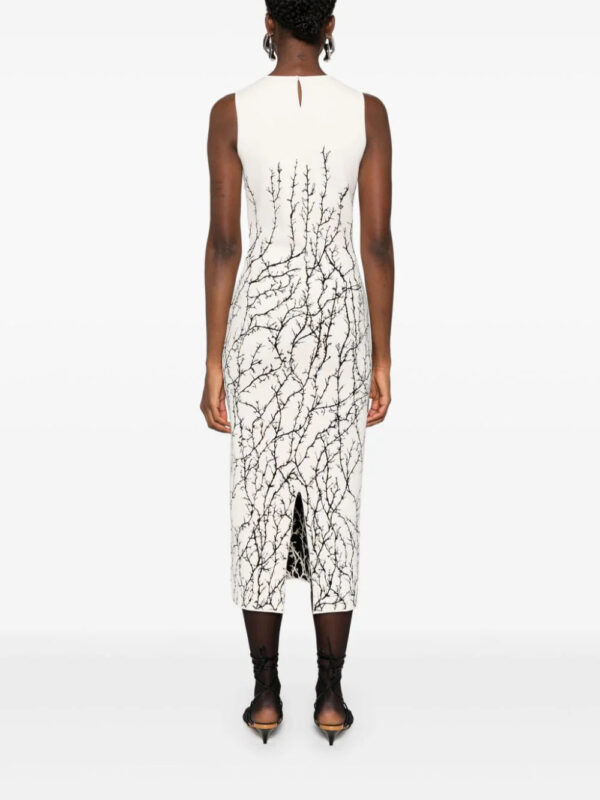 Alexander McQueen  Thorn Branches midi dres - Image 4