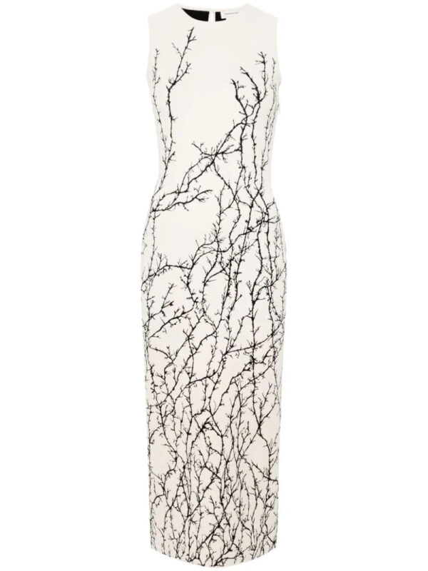 Alexander McQueen  Thorn Branches midi dres