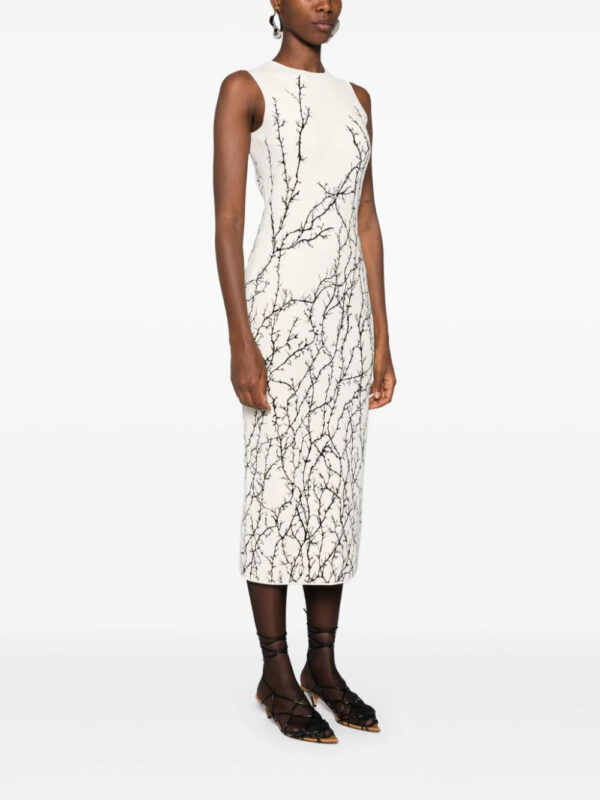 Alexander McQueen  Thorn Branches midi dres - Image 3