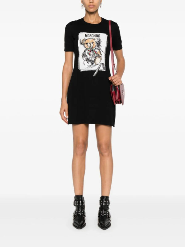 Moschino  Teddy Bear-intarsia dress - Image 2