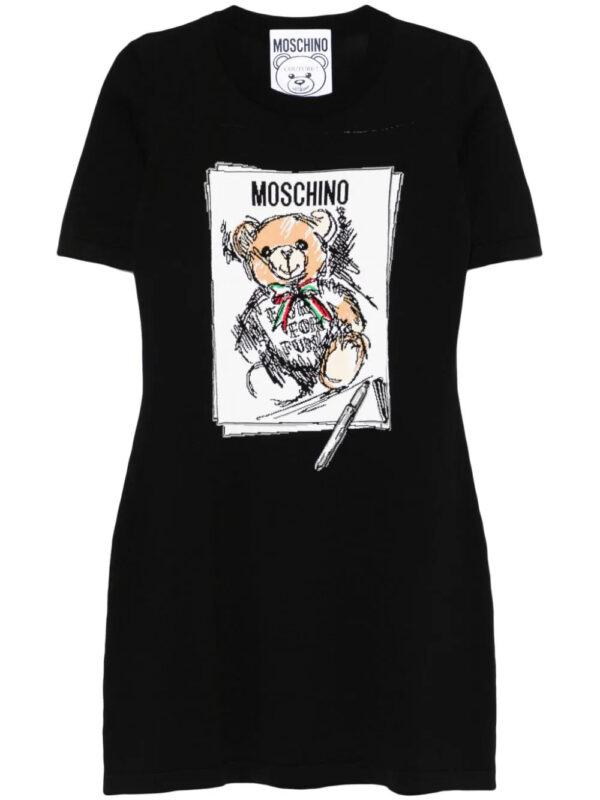 Moschino  Teddy Bear-intarsia dress