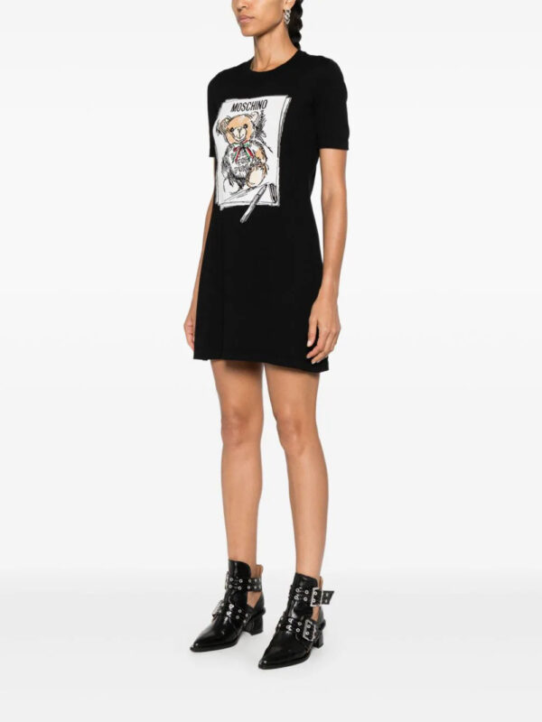 Moschino  Teddy Bear-intarsia dress - Image 3