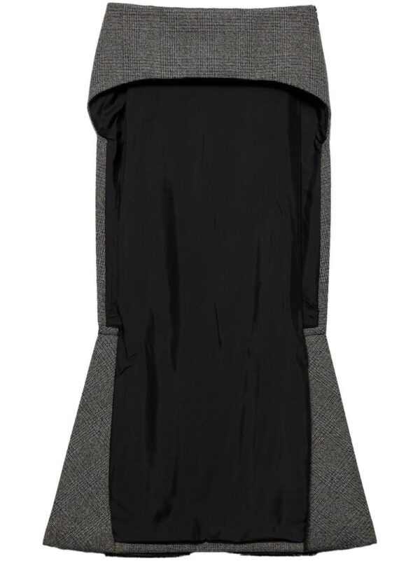 Prada  Prince-of-Wales pattern skirt