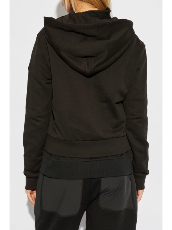 Moncler  logo-print hooded padded jacket - Image 4