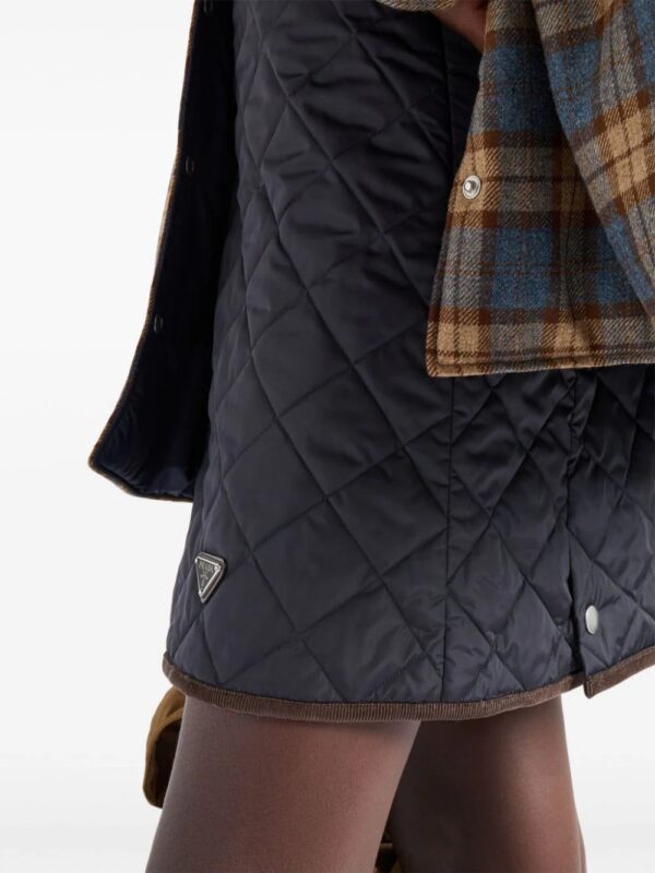 Prada  lightweight re-nylon miniskirt - Image 4