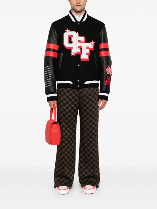 Off-White  Dices Lea varsity jacket - Image 2