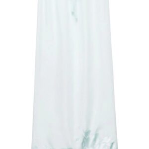 Prada  embroidered habutai silk midi skirt