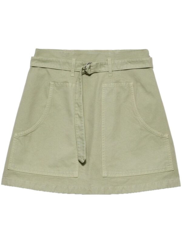 Prada  Old canvas mini skirt