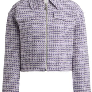 HUGO  tweed cropped jacket