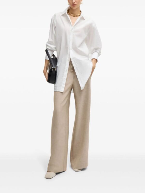 BOSS  pressed-crease palazzo trousers - Image 2