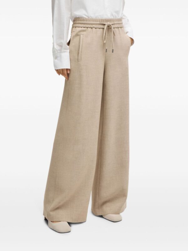 BOSS  pressed-crease palazzo trousers - Image 3