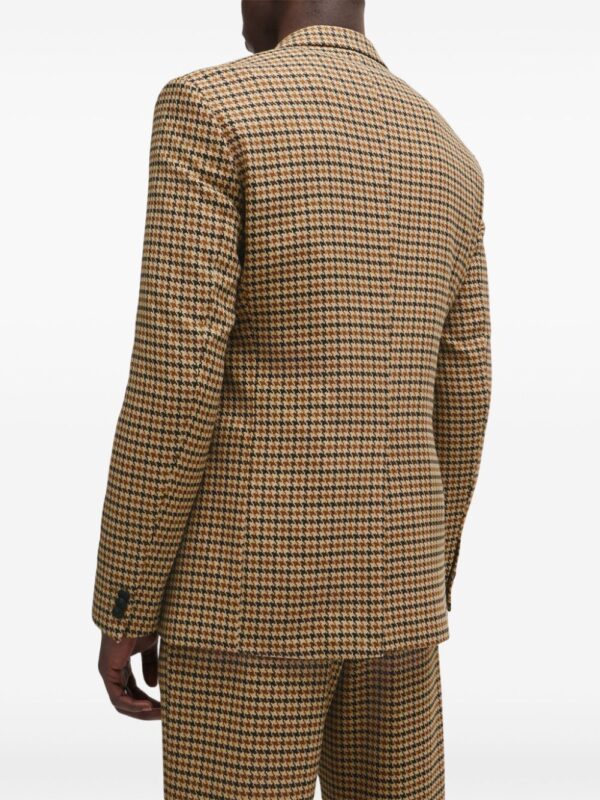 HUGO  houndstooth slim-fit jacket - Image 4