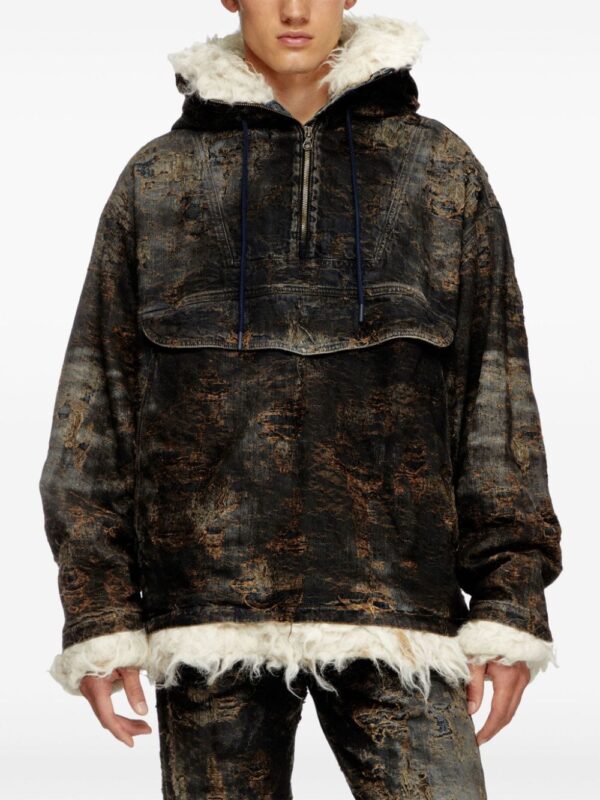 Diesel  D-ARAK-FSF coated jacquard denim jacket - Image 2