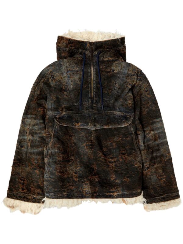 Diesel  D-ARAK-FSF coated jacquard denim jacket