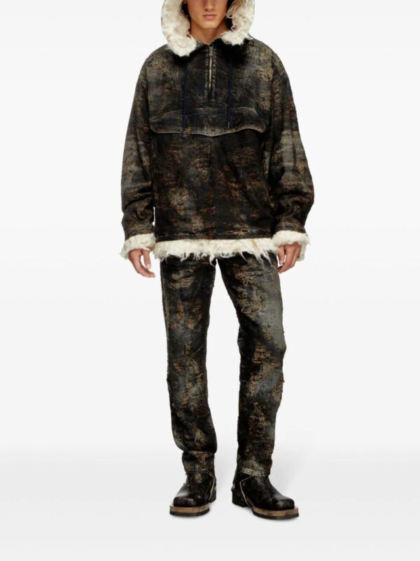 Diesel  D-ARAK-FSF coated jacquard denim jacket - Image 3