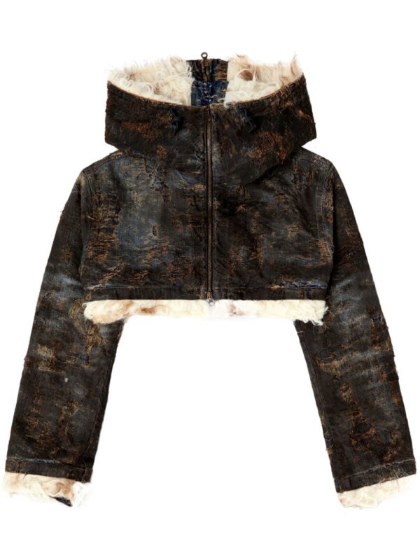 Diesel  jacquard cropped jacket