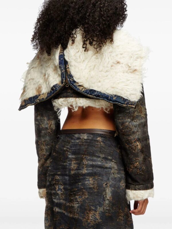 Diesel  jacquard cropped jacket - Image 4