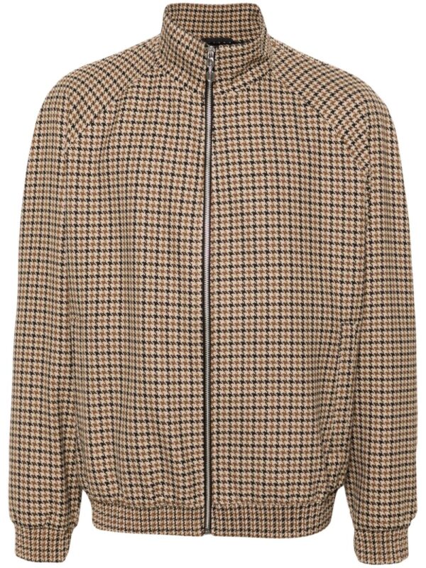 HUGO  houndstooth-pattern jacket