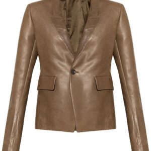 Rick Owens  leather blazer